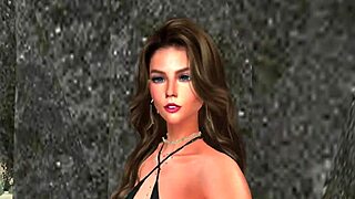 Saucy Aussie Takes Big Black Cock on Beach in 3D Cartoon