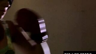 Athletic Brunette Masturbates Hard in Boxing Gym