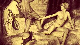 vintage erotic illustration with anime style 😊