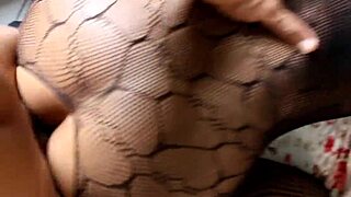 wife in lingerie bends over for doggystyle assfucking, or is it a fetish tease?