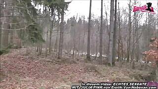 German hitchhiker picked up and fucked hard outdoors in raw POV action.