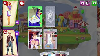 Exploring the town of sins in this anime game