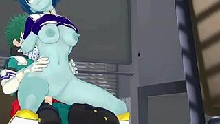 I watchin' Toru and Izuku's intense sex scene