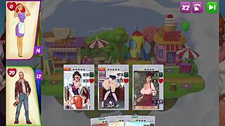 Exploring the town of sins in this anime game