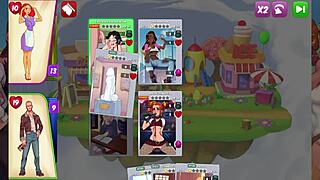 Exploring the town of sins in this anime game