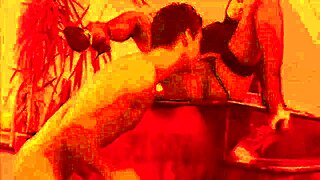 Laura Angel gets wild anal with eerie twin peaks tunes