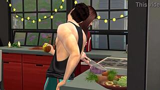 dominant alexandra d takes huge load in 3d hentai scene inside pussy