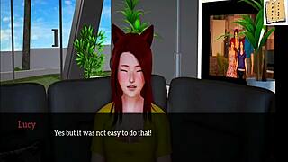 3D animated video game with anime-style characters
