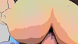 cartoon chaos! some stranger sneaks in, slides my panties aside, and takes my ass! 😱