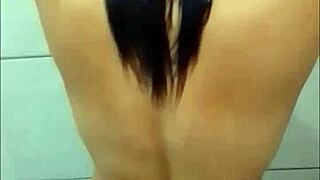 Deepthroat Brunette In Lingerie And Stockings POV