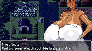 Tanned Natsuki in Hentai Game Ep 8, Hot Oil Massage at Beach! 🔥