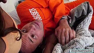 Ebony Kinsley Facesits Stepdad