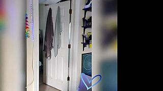 wanna see striptease with wild anal play?