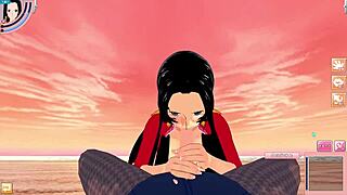 yo, wanna take control in this 3D hentai game with Boa Hancock POV?