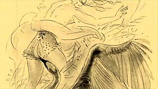 check out these vintage erotic drawings from retro anime hentai 😍 so antique and sexy!