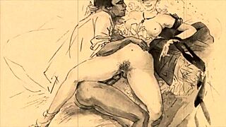 check out these vintage erotic drawings from retro anime hentai 😍 so antique and sexy!