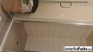 I Filmed Samantha Saint in Her Morning Solo Fun Session