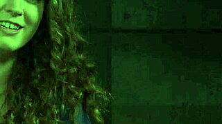 Tiedup bigtitted sub gets punished with dildo in interracial bdsm scene