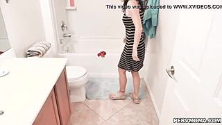 Alana cruise jerks off her stepson in cowgirl riding!