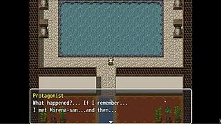 Damn! Can you handle this hentai witch giving a titjob with massive boobs?