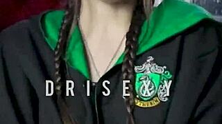 dri sexy plays with her small tits and pussy using toys in the app driver's car