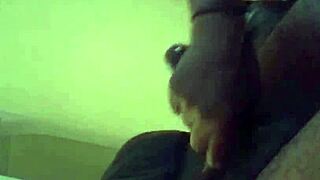 pretty ebony gives sloppy blowjob to thickdickbandit choking and gagging