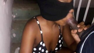 Quick outdoor sex with shaved young latina prostitute