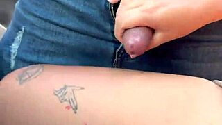 Strangers cum in wife's vagina on the street.