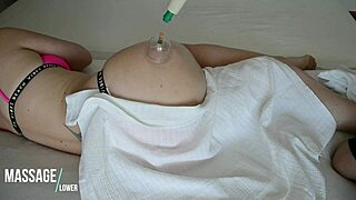 vacuum massage for hot booty ass - european amateur babe 😍