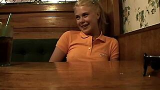 Teen in Braces Sneaking a Rub in Public - Little Summer