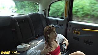 Fake Taxi Peruvian Marina Gold Fucked Doggystyle Outside in Backseat POV