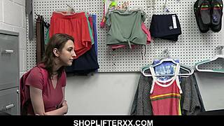 tristan summers got caught fucking officer giovanni francesco in the shop