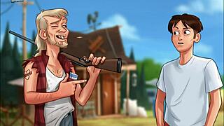 summertime saga 105 with big tits brunette