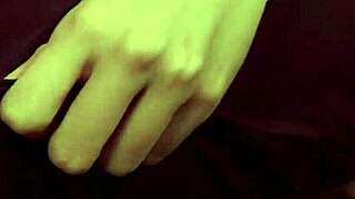 busty brunette dominates with anal toys during massage