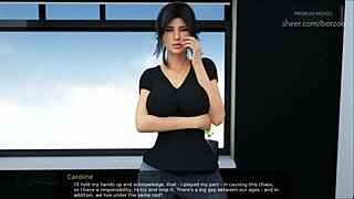 A lot of cum sprayed on my step sister's face in Milfy City