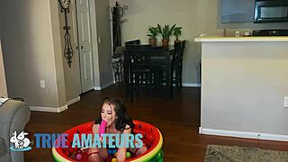 Aubree surprises bf but gets caught masturbating