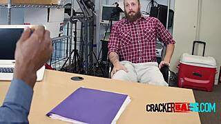 Can A Muscled White Bear Handle Huge Black Dong Pounding?