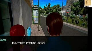 Redhead and brunette engage in erotic cartoon family game with small tits exposed