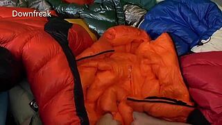 Wow, Look at This! 20 Down Jackets in an Inflatable Pool!