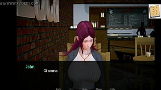 Redhead and brunette engage in erotic cartoon family game with small tits exposed