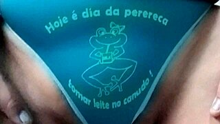 adorable chubby latina shows off cameltoe in spicy panties