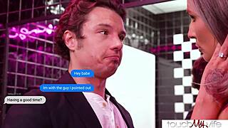 yo, watch me share my blonde hotwife in bathroom