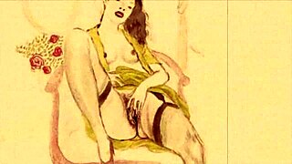 vintage erotic animation featuring cartoon characters in hentai style