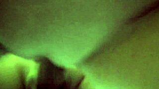 Sexy blonde girlfriend enjoys a private holiday fuck with her partner.