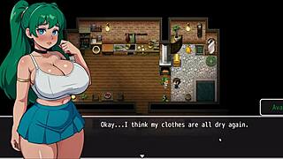 Lost Lagoon Harem Hentai Ep 2: Cute Girl with HUGE TITS Slips in Bathtub, Shows Wet Pussy!