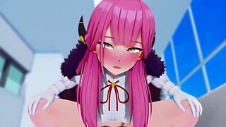 My Heart Races Seeing This Wild 3D Hentai Action!