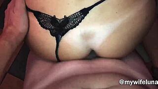 my milf likes it when i bang her on the table and break her ass