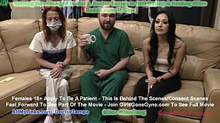 new hooters girl blaire celeste endures humiliating exam by dr stacy shepard at hospital.