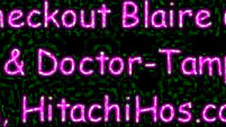 new hooters girl blaire celeste endures humiliating exam by dr stacy shepard at hospital.