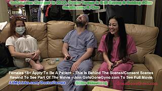 new hooters girl blaire celeste endures humiliating exam by dr stacy shepard at hospital.